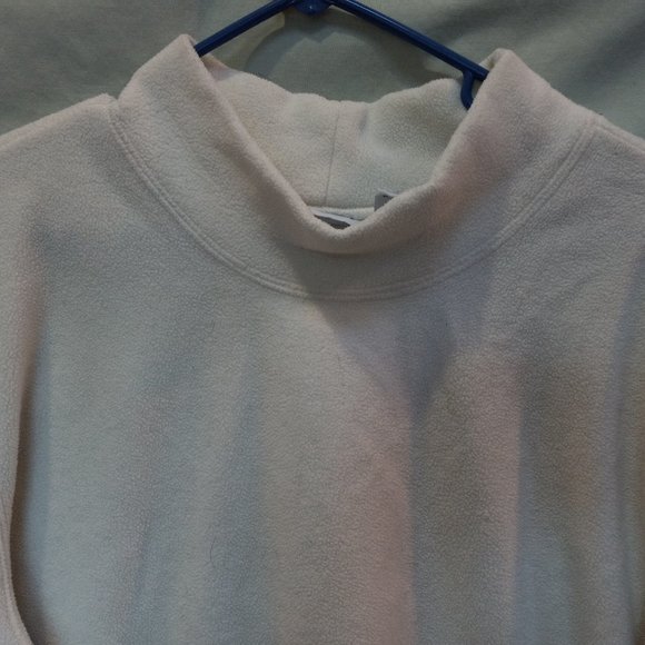 Blair Cream Color Thick Warm Fleece Cowl Neck Sweater Size 3XL (T-322) - Picture 5 of 7